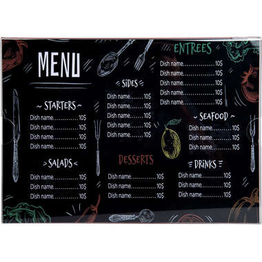 EXACOMPTA Wandsichttasche A4 84858QD transparent horizontal