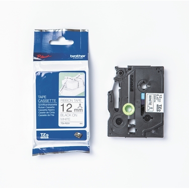 PTOUCH Textilbandkassette schw./weiss TZe-R231 PT-DV600VP 12 mm