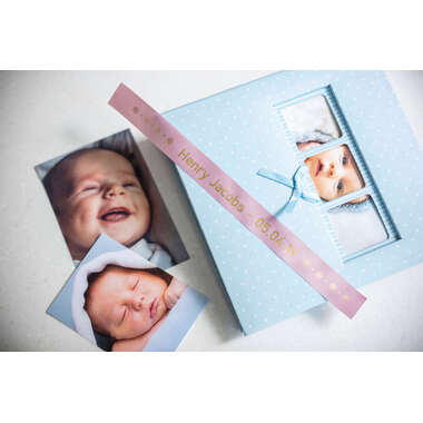 PTOUCH Nastro rosa/oro TZE-RE54 Sistemi Tze 24mm