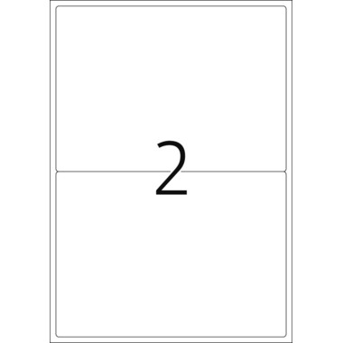 HERMA ÉtiquettesSPECIA 199.6x143.5mm 10314 blanc,non-perm. 200pcs./100 f.
