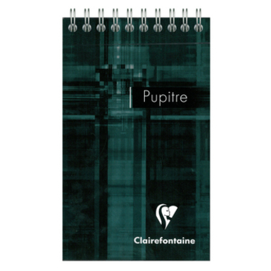 CLAIREFONTAINE Carnet spirale 85 x 140 mm 8626 ligné 80 feuilles