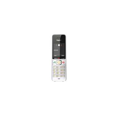 Gigaset telefono cordless Comfort 500A Nero/Argento