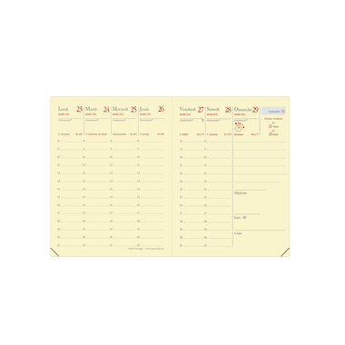 QUO-VADIS Sostituvo Carla 2026 368014Q 1S/2P Soho FR 8x10.5cm