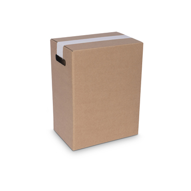 Flaschenverpackung mit Einlage & Grifflöcher für 6x 1l Flaschen mit Flaschenhöhe 350mm & Ø90mm