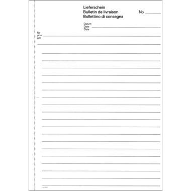 FAVORIT Lieferscheine D/FI A5 8331OK weiss 84 Blatt