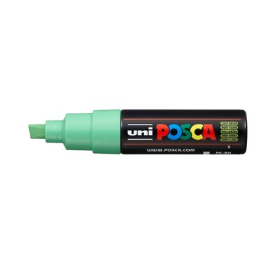 POSCA Marker 8mm PC8K L.GREEN hellgrün, Keilspitze