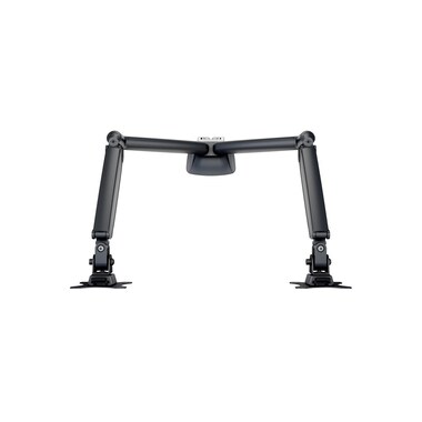 Multibrackets supporto da tavolo a molla a gas doppio fino a 9 kg – Nero