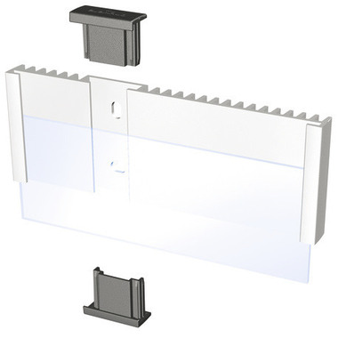 DURABLE Plaque de porte Info Sign 480023 argent, aluminium 149x52.5mm