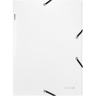 BIELLA Gummibandmappe A4 17840101U weiss, 355gm2 200 Bl.