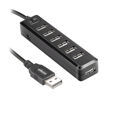 Adaptateur avec 7 ports USB 2.0 | Ekon