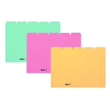 BIELLA Kartei-Leitkarten blanko A5 21055505U blau 25-teilig