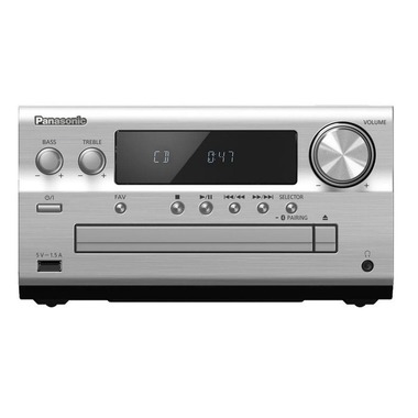 Panasonic Micro-HiFi Sistema SC-PMX802E Nero/Argento