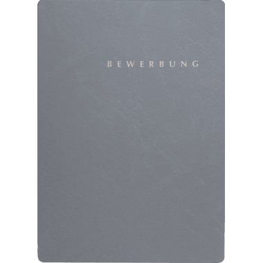 PAGNA Bewerbungsmappe Select A4 22016-06 grau 3-teilig 3 Stück