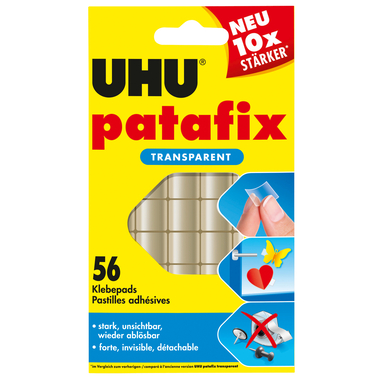 UHU Patafix Klebepads 48815 transparent 56 Stück