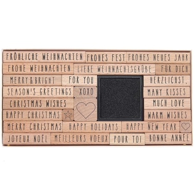 RICO DESIGN Set timbri Merry Xmas 300512 27 pezzi