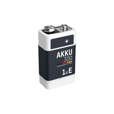 Ansmann Batterie Typ 300 NiMH 9V E-Block 270 mAh/2500 mAh, 1 Pièce/s