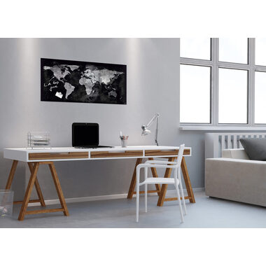 SIGEL Glass Aimantboard GL270 Mappemonde 910x460x15mm