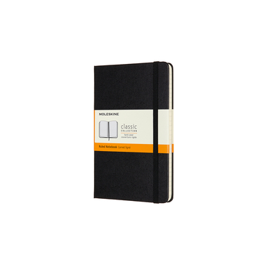 MOLESKINE Notizbuch Medium 18,2x11,8cm 852944 liniert, schwarz, 208 Seiten