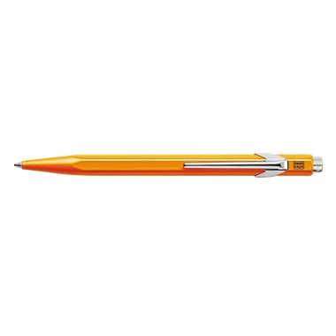 CARAN D'ACHE Stylo à bille 849 Pop Line 849.530 orange fluo, avec boite métal