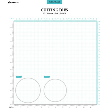 SIZZIX Fustelle 9x9x0.1cm CD453 cerchio 2 pz.