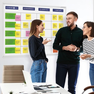 MAGNETOPLAN SCRUM Board 1200x900mm 1240498 Standard acc. incl.