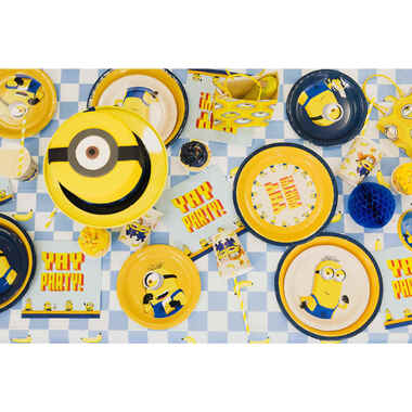 PARTYDECO Teller 18cm TPP109 Minions 6 Stück