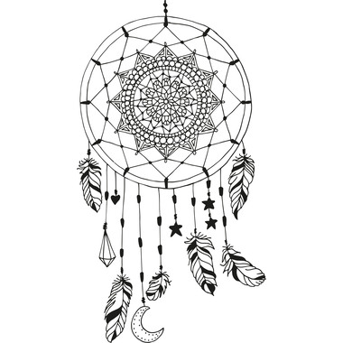 SECURIT Pochoirs vitrine WINDOODLE WD-3A3-HM A3 Home 3 pcs