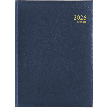 BREPOLS Agenda Eu deluxe 224 Lim 2026 0.224.1256 1T/1S blau 14.8x21cm