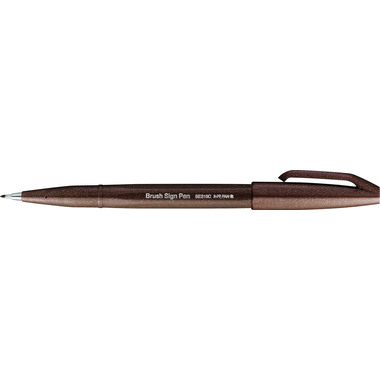 PENTEL Brush Sign Pen SES15C-E3X Marrone scuro