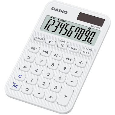 CASIO Taschenrechner SL-310YC weiss