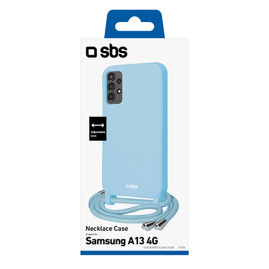 Cover colorata con laccio da collo per Samsung Galaxy A13 4G | SBS