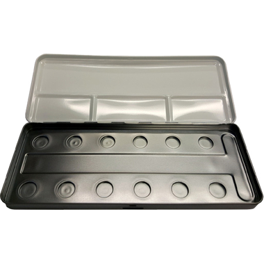 TALENS Malkasten Aquarell Finetec F12 leer, für 12 Tabletten