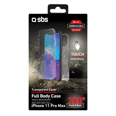 Coque 360° transparente pour iPhone 11 Pro Max