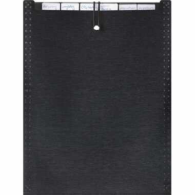 KOLMA Cartella archivio LineaVerdeA4 11.035.06 nero 7 scomp.