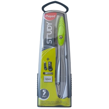 MAPED Zirkel Study 11940506 Maped 5-Teilig, assortiert