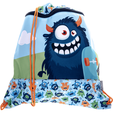 FUNKI Turnbeutel Fluffy Monster 6030.041 multicolor 36x42cm