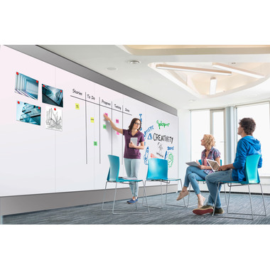 LEGAMASTER Whiteboard 200x119.5x3.2cm 7-106112 Wall-UP Stahl emailliert