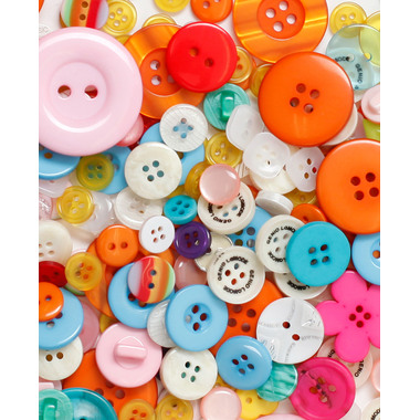 I AM CREATIVE Knöpfe Set 200g 4010.12 assortiert