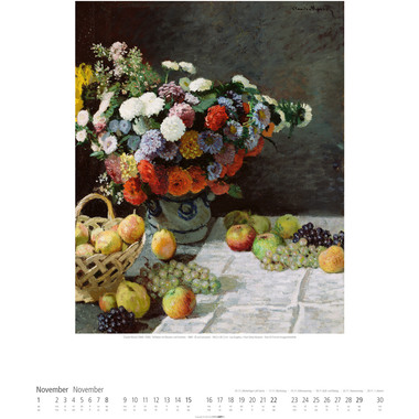 WEINGARTEN Calendario 2026 2955900+26 Claude Monet DE 46x55cm