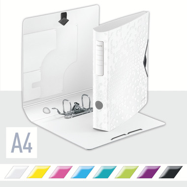 LEITZ Ordner WOW Active 180° 6.5cm 1107-00-01 weiss A4