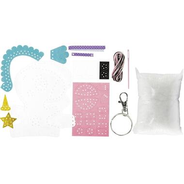 Avenue Mandarine Kits de bricolage Mini doudou Couz'In licorne