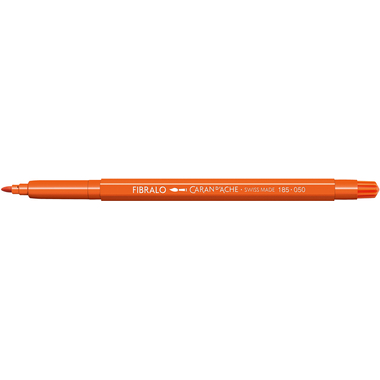 CARAN D'ACHE Fasermalstift Fibralo 185.050 rot/orange