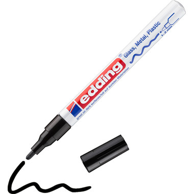 EDDING Paintmarker 751 CREA 1-2mm 751-1 CREA schwarz