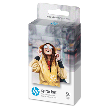 HP ZINK Photo Paper 5x7,6 cm HPIZ2X350 Sticky-Backed 50 Blatt