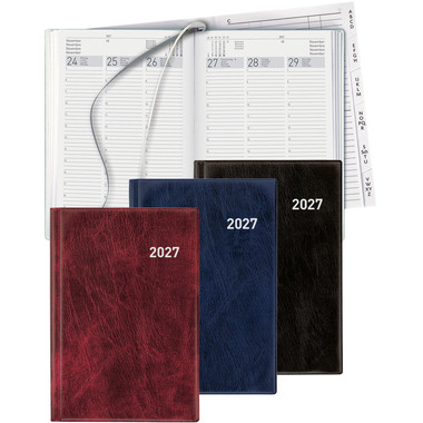 BIELLA Agenda Terminia 2027 817535020027U 1S/2P nero ML 14.5x20.5cm