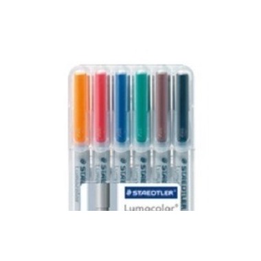 STAEDTLER Lumocolor non-perm. S 311-WP6 6 Farben ass.