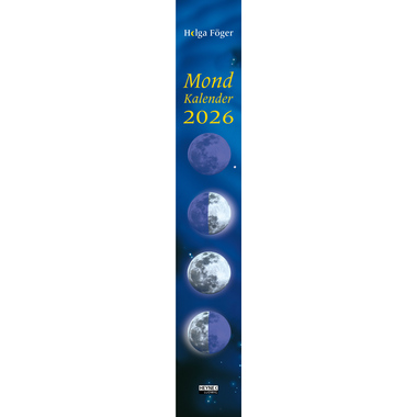 HEYNE Mondkalender f.jeden Tag 2026 9783453239609 1M/1S DE 11x70cm