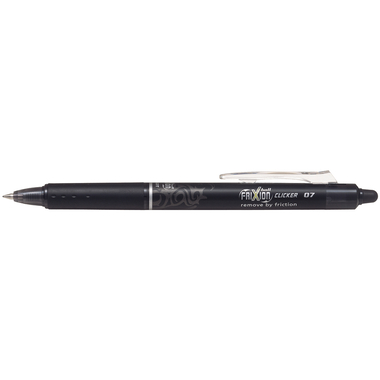 PILOT Frixion Clicker 0.7mm BLRT-FR7-B nero, rechargeable, corrig.