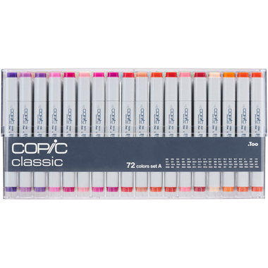COPIC Marker Classic 20075160 Set A, 72 Stück