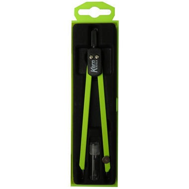 KERN Compas SCOLA neon 13.5cm 377 300mm, jaune